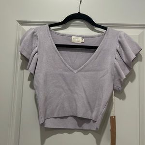 Violet crop top